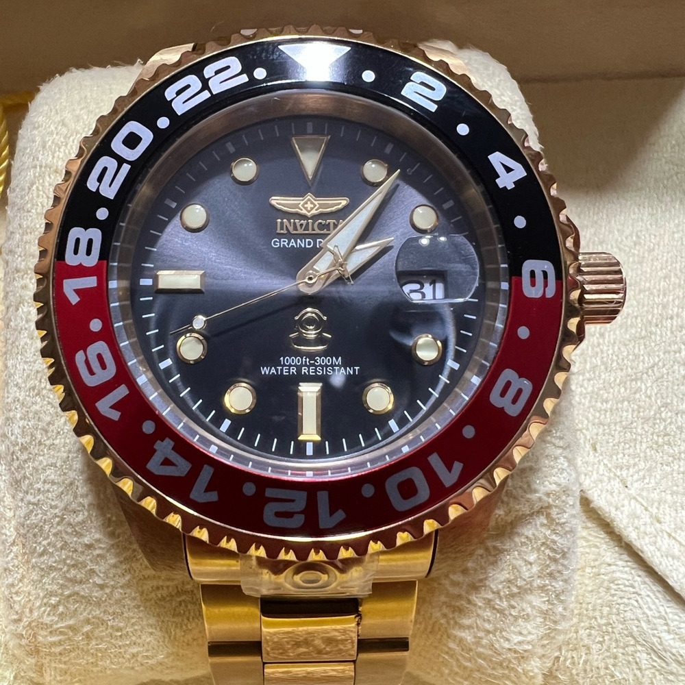 Invicta Pro Diver Automatic Men's Watch - 47mm, Gold (27970)